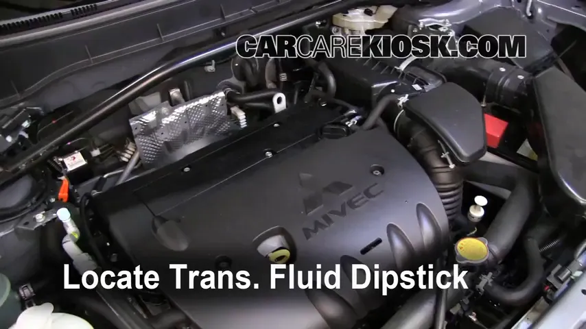 2010 Mitsubishi Outlander ES 2.4L 4 Cyl. Transmission Fluid